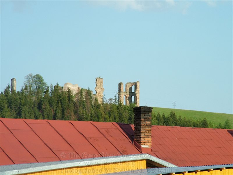 View of Plavec Castle from the Town